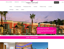 Tablet Screenshot of napamermaidhotel.com